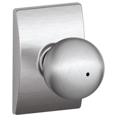 Schlage F40 MER 622 F-Series Privacy Lock Zinc