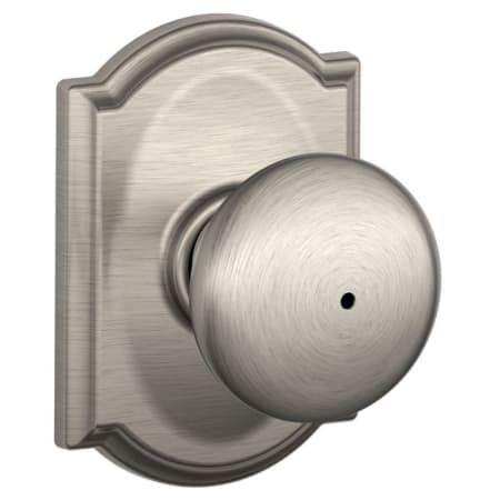 A large image of the Schlage F40-PLY-CAM Satin Nickel