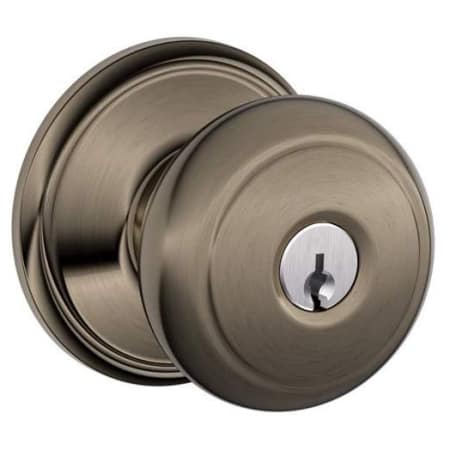 A large image of the Schlage F51-AND Antique Pewter