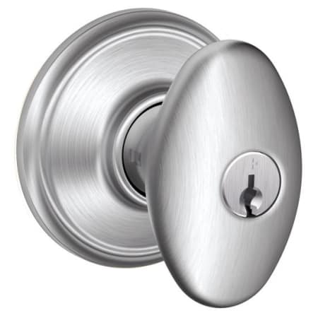 A large image of the Schlage F51-SIE Satin Chrome