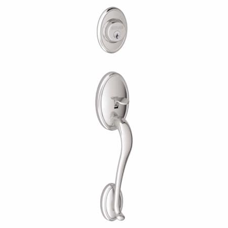 A large image of the Schlage F58-WKF Polished Chrome