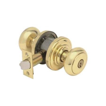 A large image of the Schlage FA51-AND Lifetime Polished Brass