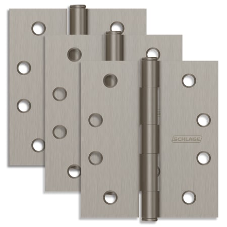 A large image of the Schlage 1020 Satin Nickel