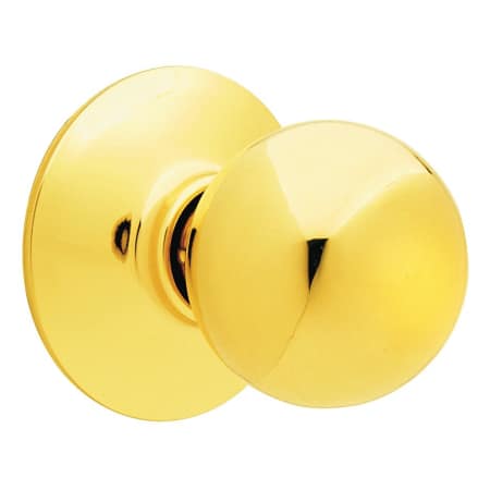 A large image of the Schlage A10S-ORB Polished Brass
