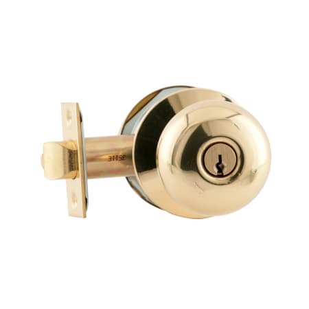 A large image of the Schlage A53PD-PLY Polished Brass