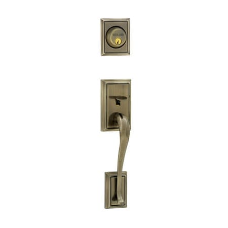 A large image of the Schlage F62-ADD-SIE Antique Brass