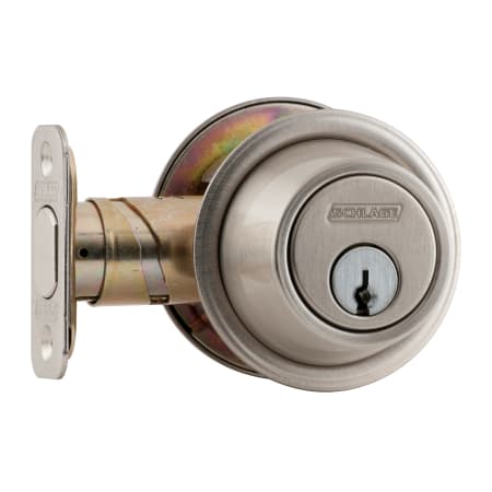 A large image of the Schlage B560P Satin Nickel