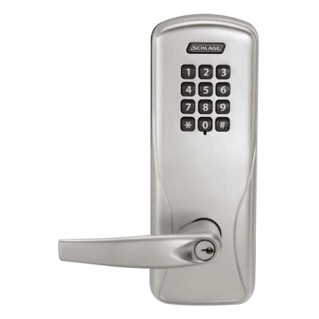A large image of the Schlage CO-200-CY-50-KP-ATH Satin Chrome