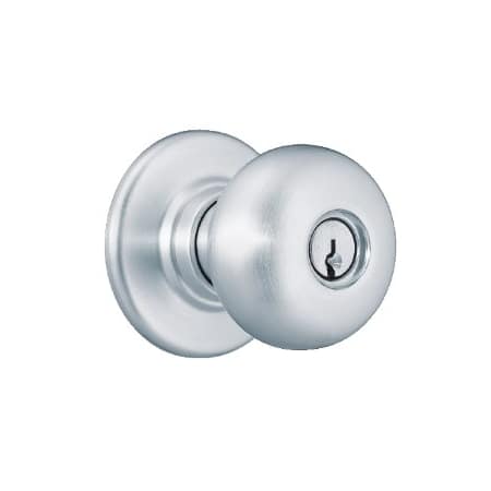 A large image of the Schlage A170-PLY Satin Chrome