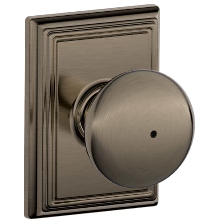 A large image of the Schlage F40-PLY-ADD Antique Pewter