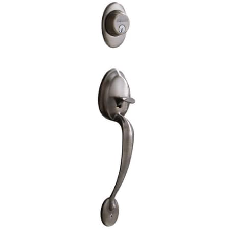 A large image of the Schlage F62-PLY-SIE Antique Pewter