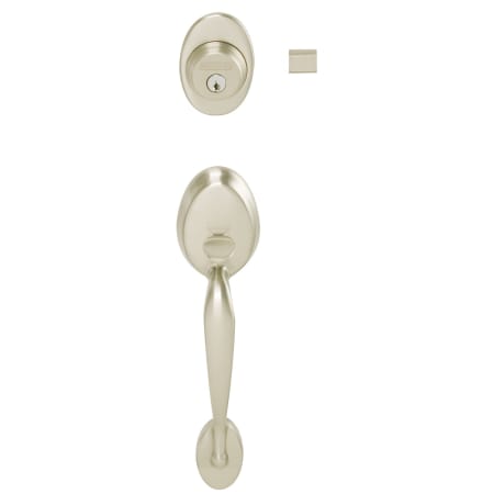 A large image of the Schlage F62-PLY-SIE Satin Nickel