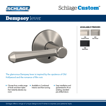 A large image of the Schlage FC172-DMP-KIN Alternate View