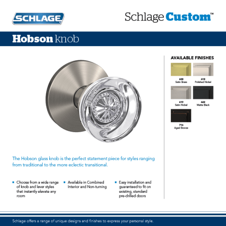 A large image of the Schlage FC172-HOB-COL Alternate View