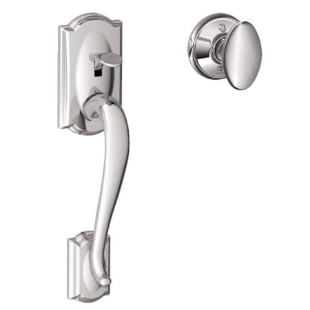 A large image of the Schlage FE285-CAM-SIE Polished Chrome