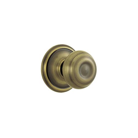 A large image of the Schlage F30-GEO Antique Brass