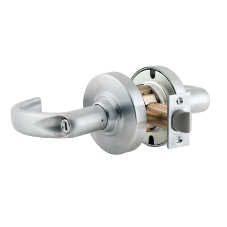 A large image of the Schlage ND40S-SPA Satin Chrome