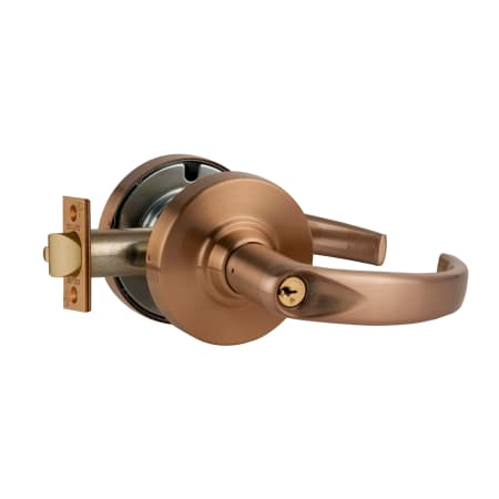 A large image of the Schlage ND53PD-SPA Satin Bronze