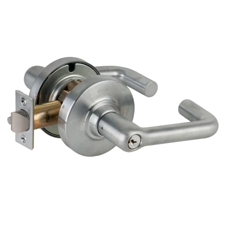 A large image of the Schlage ND53PD-TLR Satin Chrome