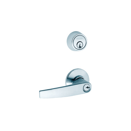 A large image of the Schlage S290-JUP Satin Chrome