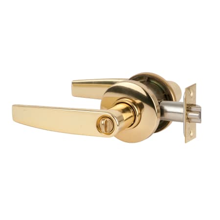 A large image of the Schlage S51PD-JUP Polished Brass