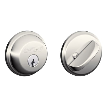 A large image of the Schlage B60T Satin Nickel