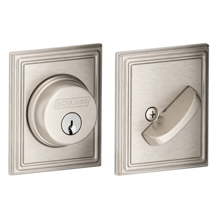 A large image of the Schlage B60N-ADD Satin Nickel