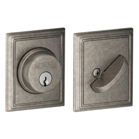 A large image of the Schlage B60N-ADD Distressed Nickel