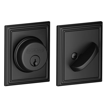 A large image of the Schlage B60N-ADD Matte Black