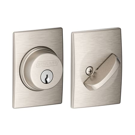 A large image of the Schlage B60N-CEN Satin Nickel