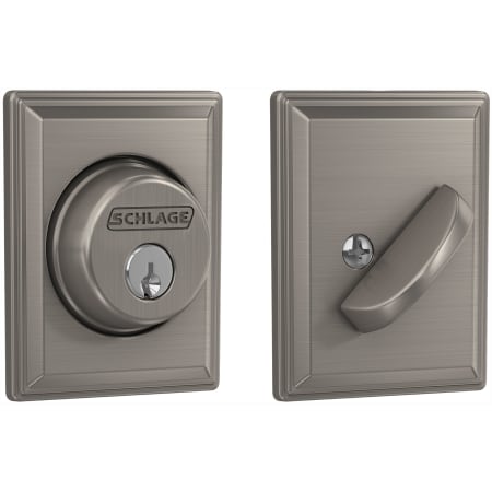 A large image of the Schlage B60-GDV Satin Nickel