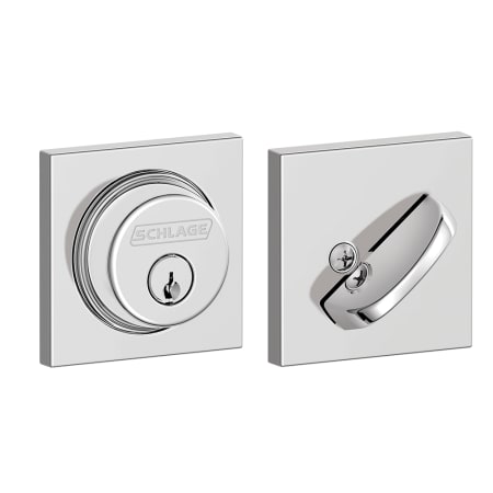 A large image of the Schlage B60N-COL Polished Chrome