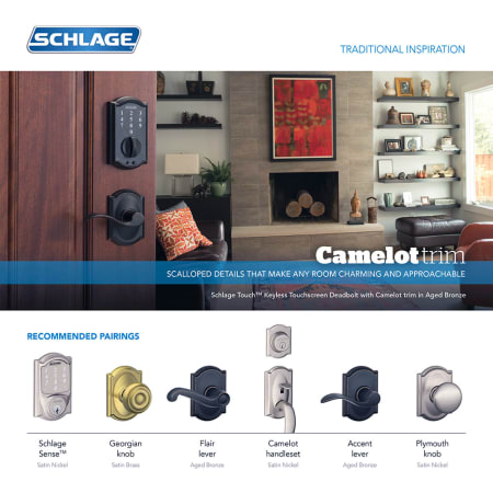 A large image of the Schlage BE468-CAM Alternate View
