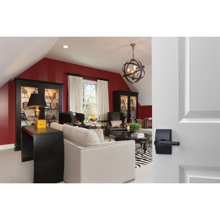 A large image of the Schlage F10-BRW-CEN Living Room