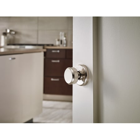 A large image of the Schlage F10-BWE-GSN Schlage F10-BWE-GSN In Use