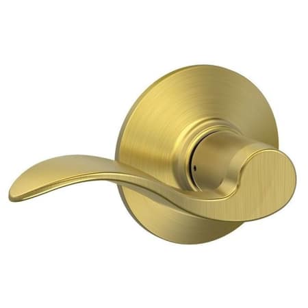 A large image of the Schlage F10-ACC Satin Brass