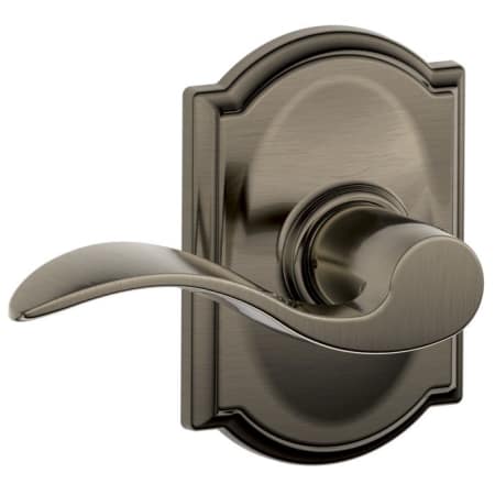 A large image of the Schlage F10-ACC-CAM Antique Pewter