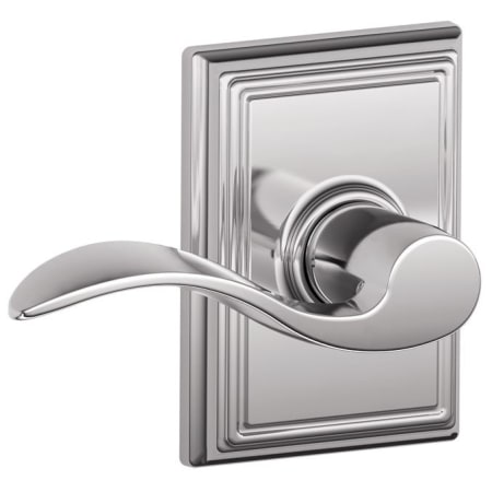 A large image of the Schlage F10-ACC-ADD Polished Chrome