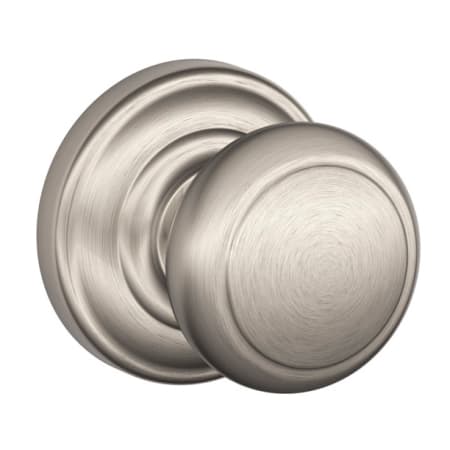 A large image of the Schlage F10-AND-AND Satin Nickel