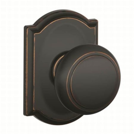 A large image of the Schlage F10-AND-CAM Aged Bronze