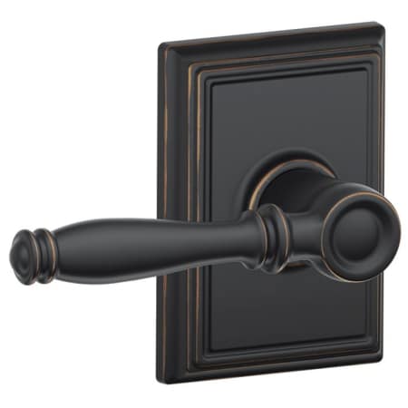 A large image of the Schlage F10-BIR-ADD Aged Bronze