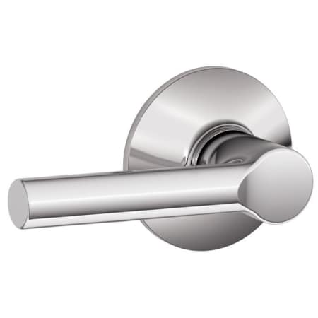 A large image of the Schlage F10-BRW Bright Chrome