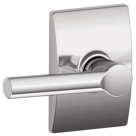 A large image of the Schlage F10-BRW-CEN Bright Chrome