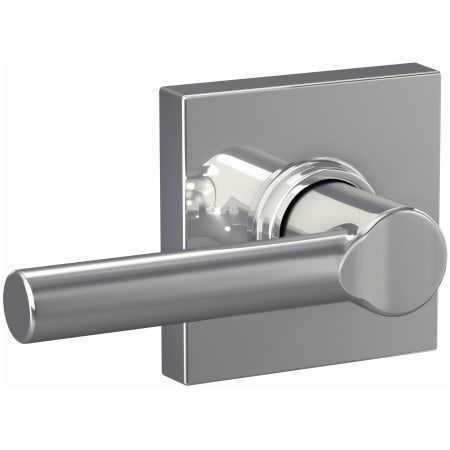 A large image of the Schlage F10-BRW-COL Bright Chrome