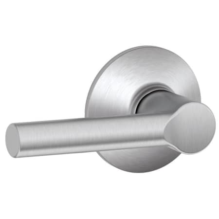 A large image of the Schlage F10-BRW Satin Chrome