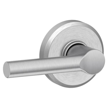 A large image of the Schlage F10-BRW-GSN Satin Chrome
