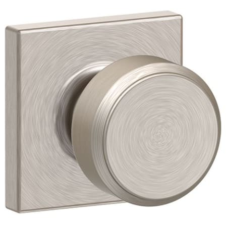 A large image of the Schlage F10-BWE-COL Satin Nickel
