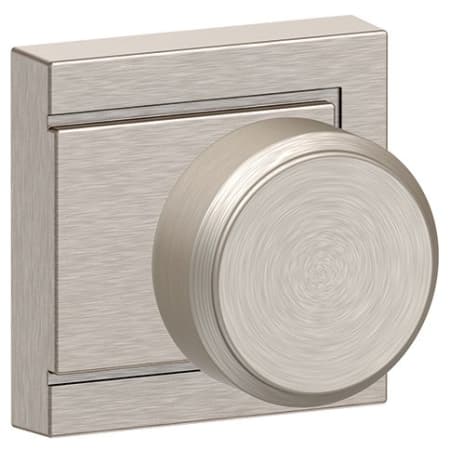 A large image of the Schlage F10-BWE-ULD Satin Nickel