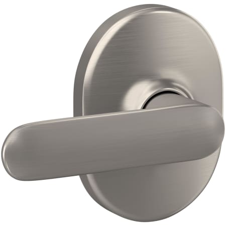 A large image of the Schlage F10-DAV-RMN Satin Nickel