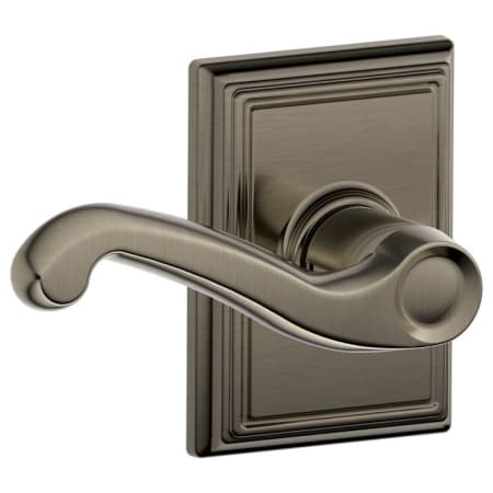 A large image of the Schlage F10-FLA-ADD Antique Pewter